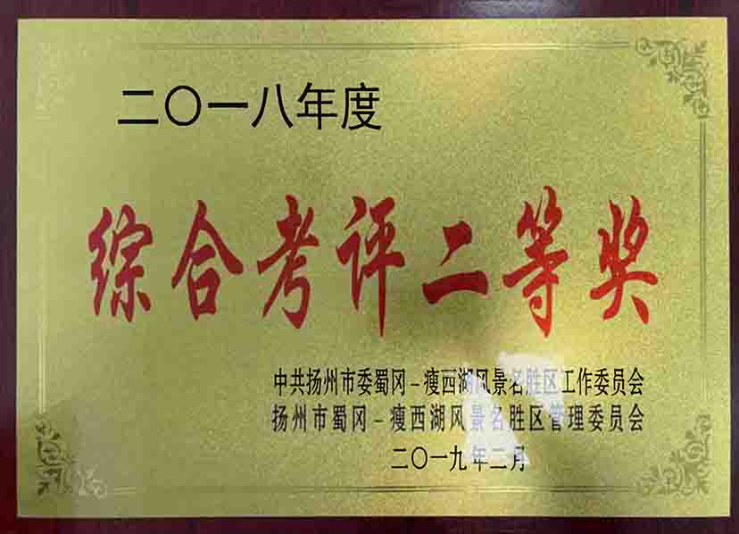 綜合考評二等獎